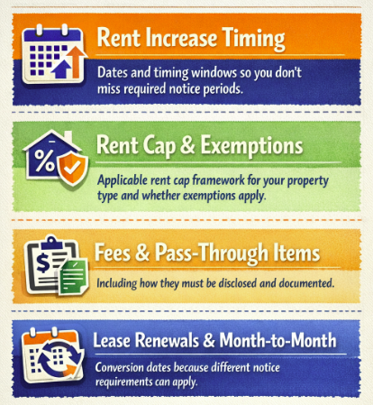 Rent Rules Owners Must Track in San Diego County 