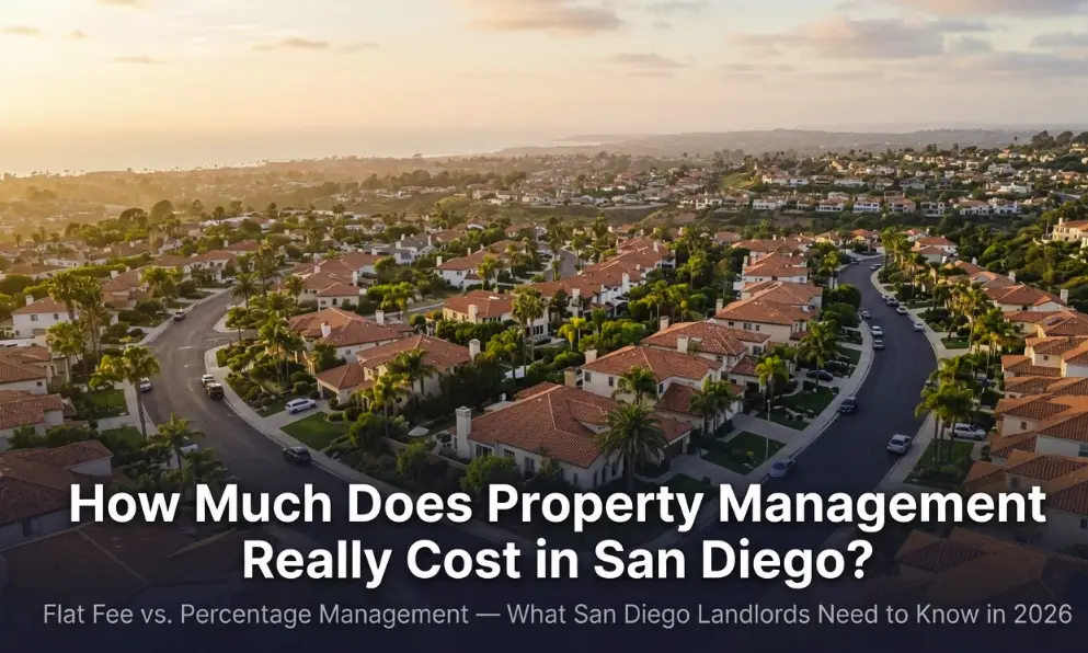 How Much San Diego Property Managers Actually Cost: Flat Fee vs 8% Management Explained